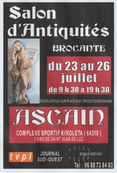 salon d'antiquités brocante