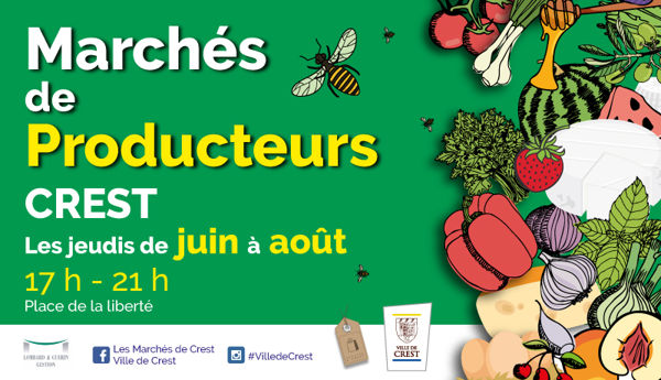 Marchés des Producteurs - Ville de Crest