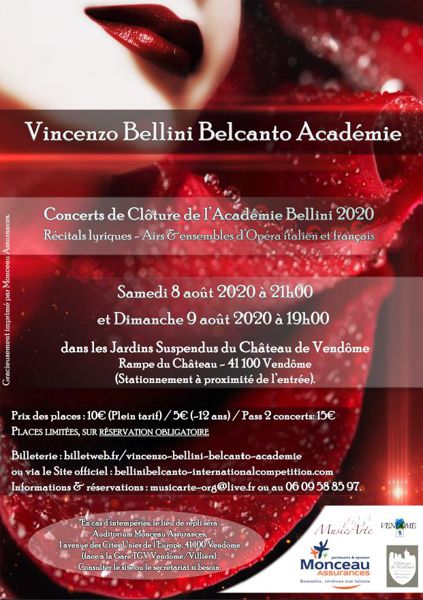 Vincenzo Bellini Belcanto Académie: Concerts de Clôture