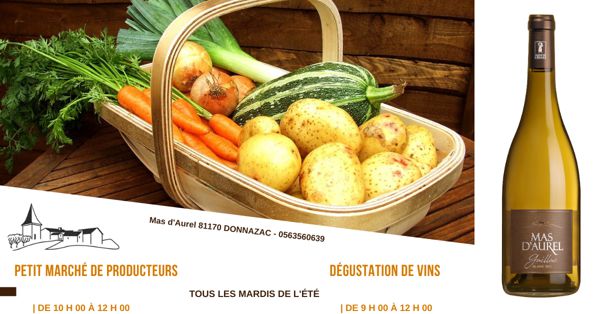 MARCHÉ DE PRODUCTEURS - DÉGUSTATION DE VINS