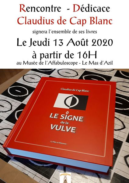 Rencontre Dédicace avec Claudius de Cap Blanc