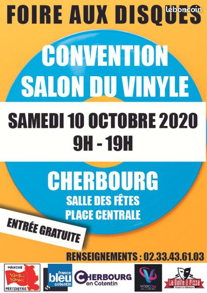 Foire aux disques / convention salon du vinyle cherbourg 10 octobre 2020