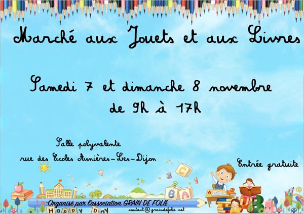 Marché aux jouets et aux livres