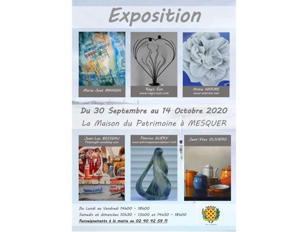 Exposition de peintures et sculptures