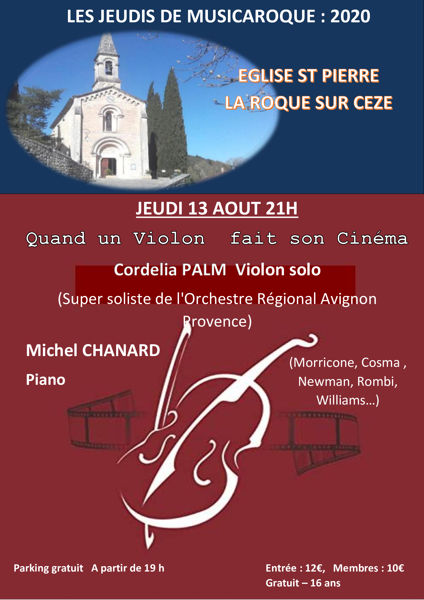 CONCERT MUSIQUES DE FILMS