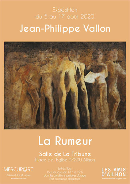 La Rumeur, peintures de Jean-Philippe Vallon