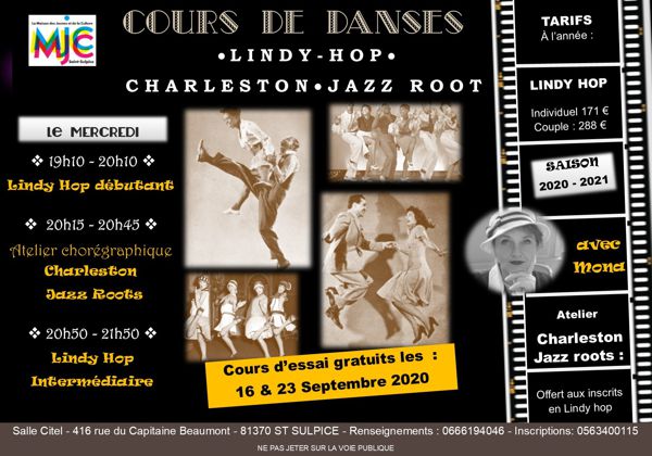 Cours de lindy hop gratuits