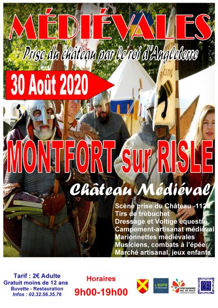 Médiévales de Montfort sur Risle -Edition 2020