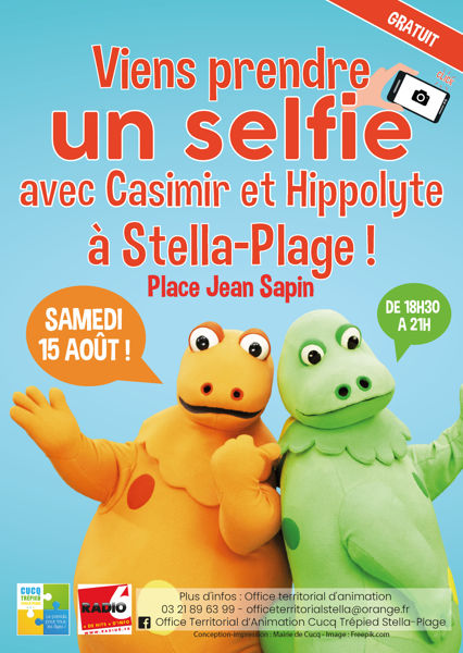 Séance photo avec Casimir et Hippolyte