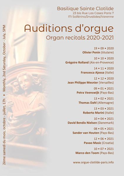 Audition d'orgue par Grégoire Rolland