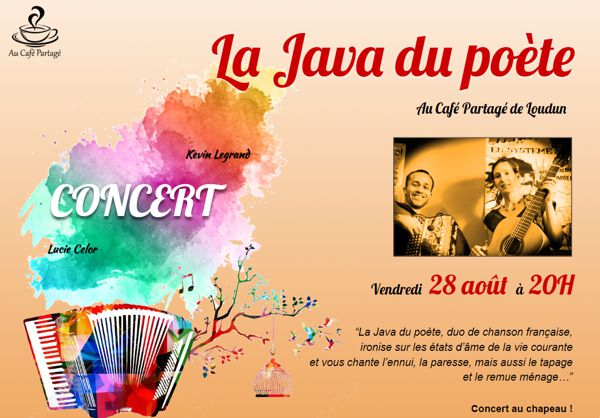 Concert La Java du poète