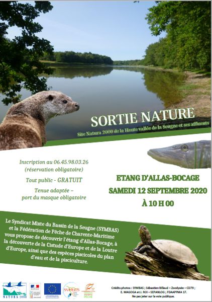 Sortie nature à l'étang d'Allas-Bocage