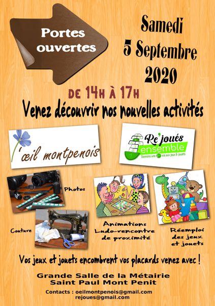 PORTES OUVERTES DU 5/09/2020