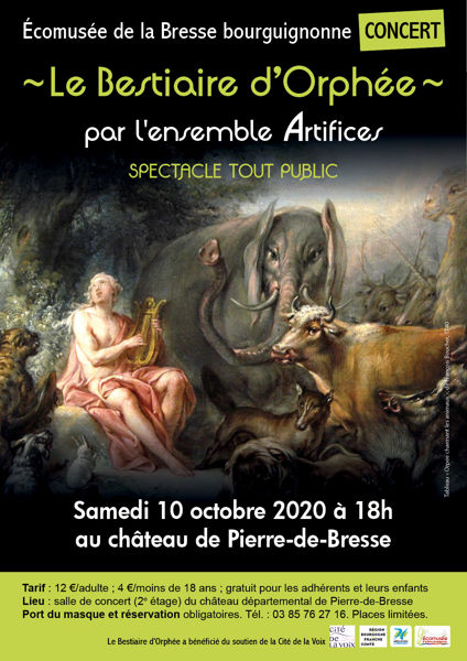 Concert : le bestiaire d'Orphée