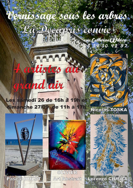 VERNISSAGE SOUS LES ARBRES