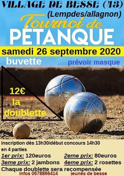 Concours de petanque