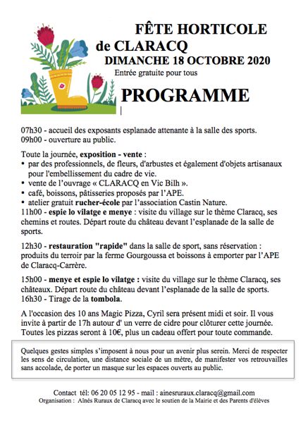 Fête Horticole de CLARACQ