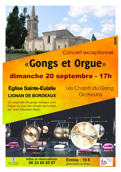 Concert Gongs et Orgue