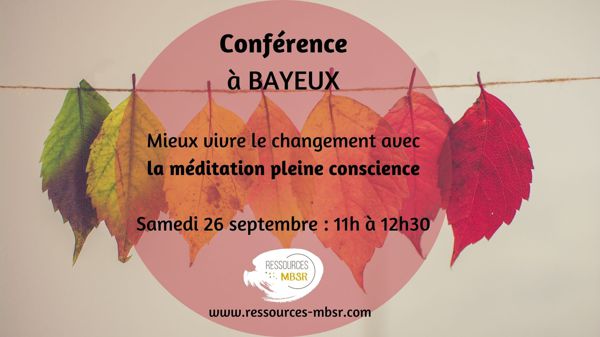 Conférence - méditation pleine conscience