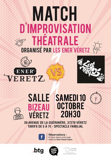 Match d'improvisation Ener'Véretz vs Los Martos (Rezé - 44)