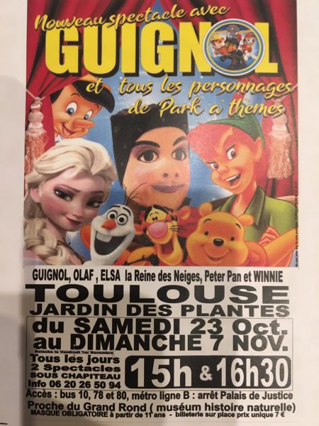 Guignol et ses Amis Jardin des Plantes Toulouse