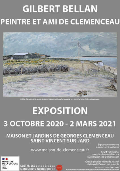 Exposition Gilbert Bellan, peintre et ami de Clemenceau