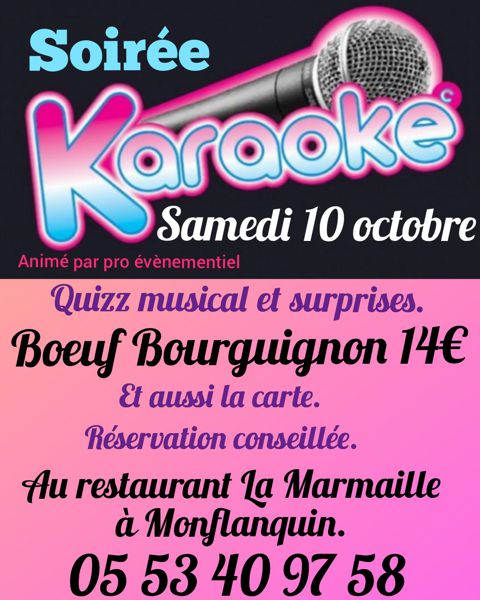 Soirée Karaoké 