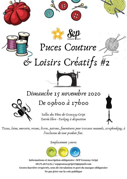 Puces Couture et Loisirs Créatifs