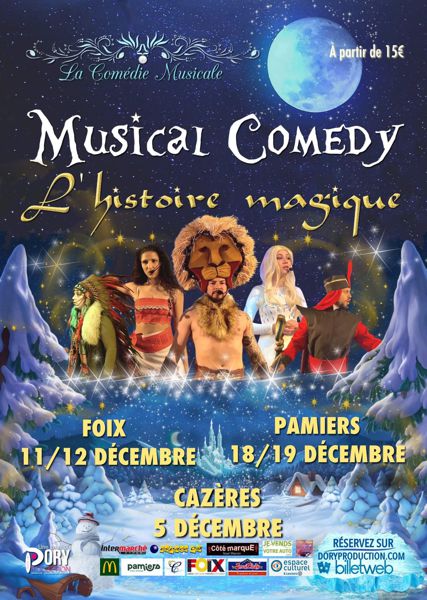 Spectacle de noël à Foix - Dory Production - Musical Comedy 