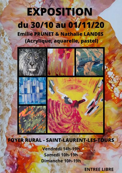 Exposition peintures (acrylique, aquarelle et pastel)