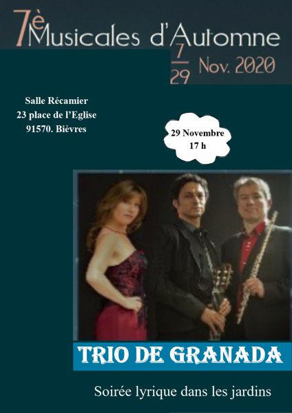 7ème  Musicales d’Automne 7-29 Novembre 2020