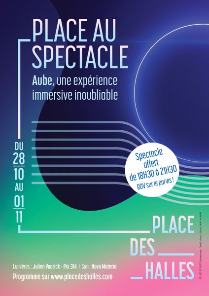 Aube, spectacle son et lumière