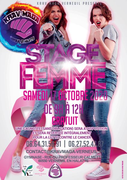 Stage FEMME Krav Maga pour Octobre Rose