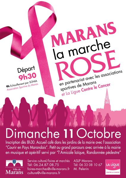 LA MARCHE OCTOBRE ROSE