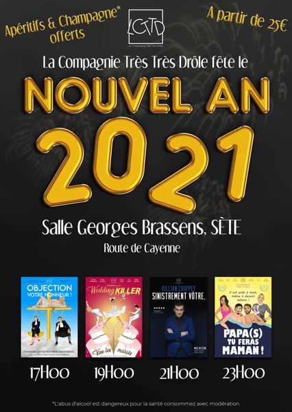 Soirée du Nouvel An - THEATRE - Sète