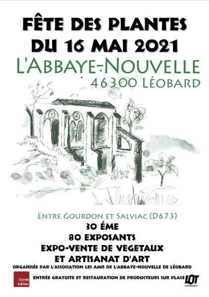 Fête des Plantes 2021 de l’Abbaye-Nouvelle de Léobard (46 LOT)