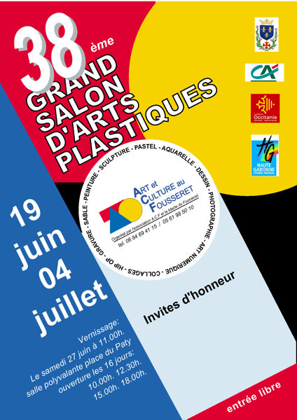 SALON ARTS PLASTIQUES du FOUSSERET 2021