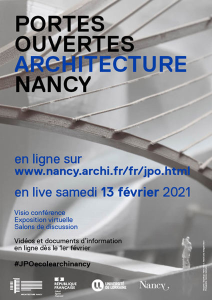 Journée Portes ouvertes 2021 /ecole d'architecture de Nancy