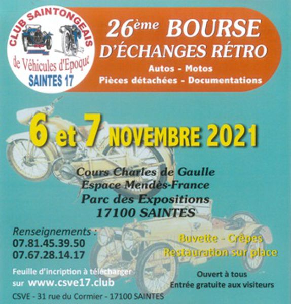 BOURSE ECHANGE RETRO  Autos-Motos-Pièces détachés-Documentations