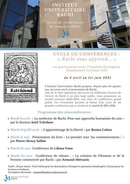 Cycle de conférences : Rachi nous apprend...