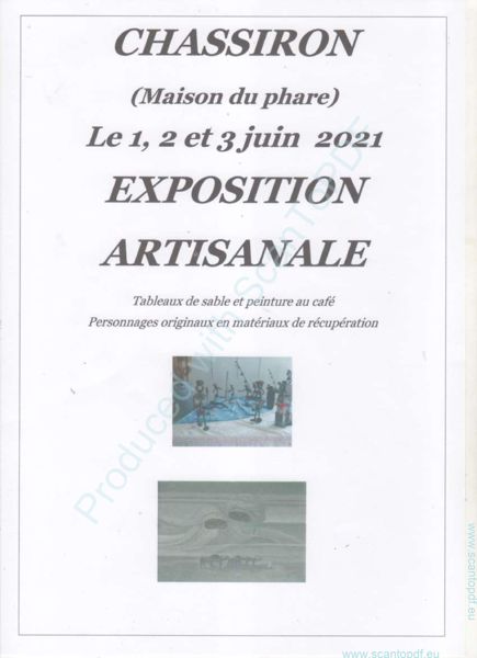 EXPOSITION VENTE ARTISANALE