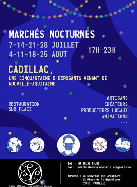 Marchés nocturnes tous les mercredis