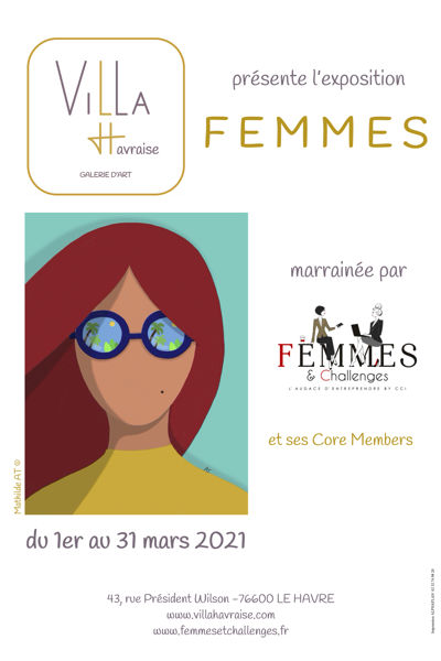 exposition FEMMES marrainée par Femmes & Challenges