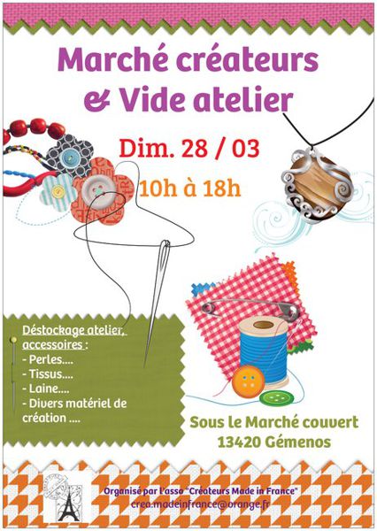 Marché créateurs & vide atelier