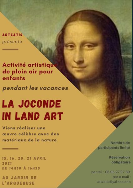 « La Joconde in Land Art », activité de plein air pour enfants