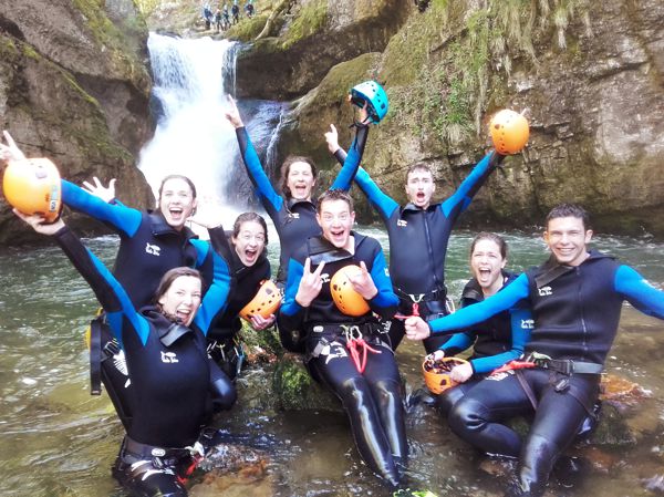 Canyoning jura gorges de Malvaux