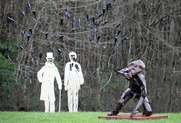 Le Jardin Littéraire de Sculptures à Blis et Born