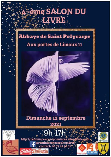 4ème Salon du livre à l'Abbaye de saint Polycarpe