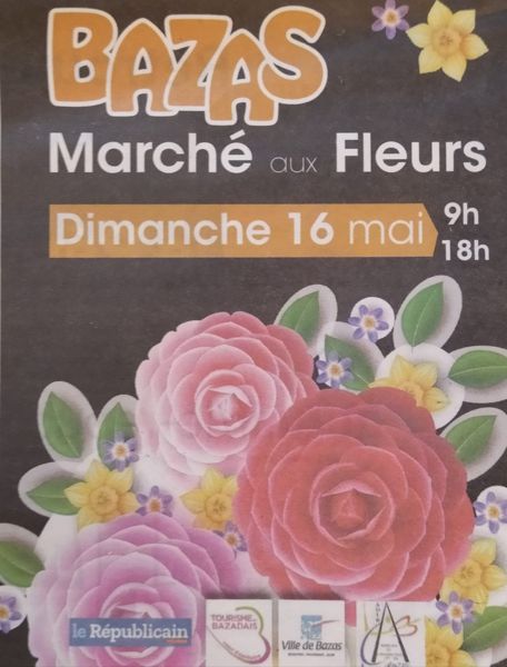 marché aux Fleurs Bazas