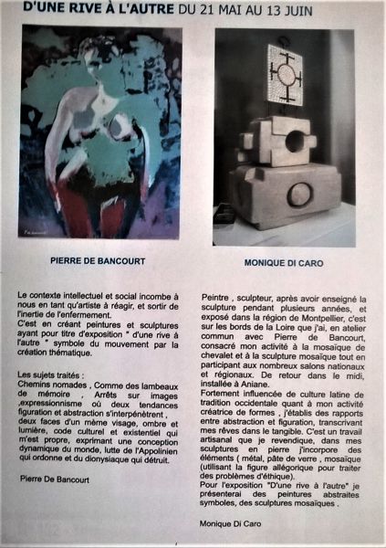 Atelier Di Caro et De Bancourt exposition :